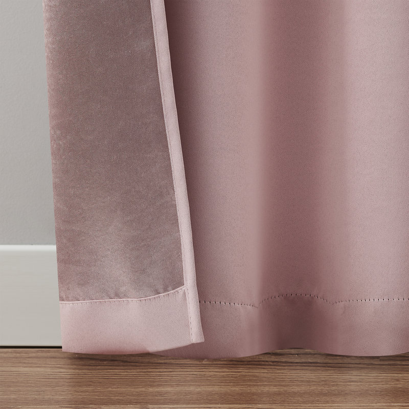 Rideau en polyester , Rougir, L 38 po x L 84 po