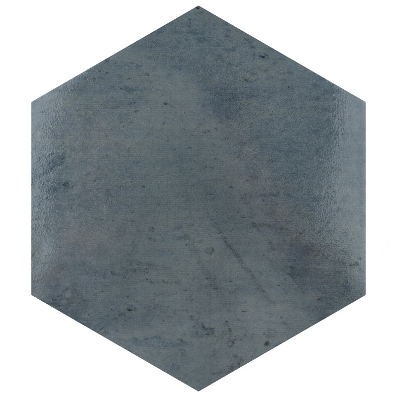 Capri 7" x 8" Porcelain Stone Look Wall & Floor Tile, Indigo