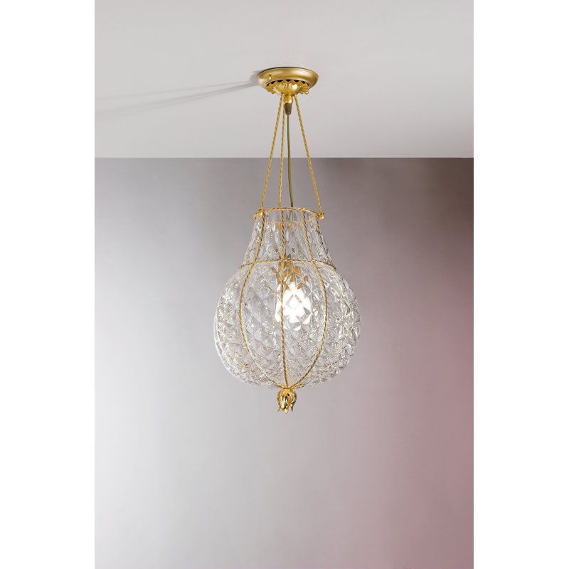 Odalisca 1 - Light Gold Unique/Statement Pendant