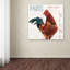 « à la ferme coq ii », impression sur toile-25776027-25776120-25776125