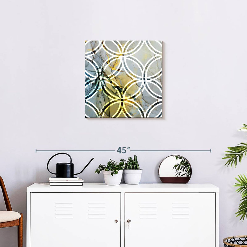 Overlapping Circles, 20" H x 20" W