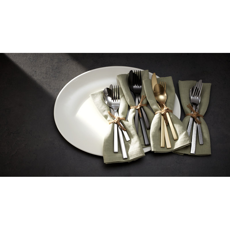 Oneida 20-Piece Stainless Steel Chef's Table Flatware Set
