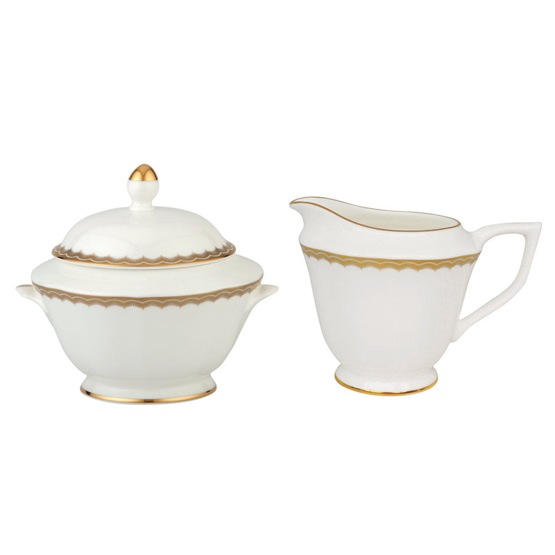 Bol à crème antique doré