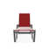 Holna Outdoor Rust-Resistant Metal Chaise Lounge