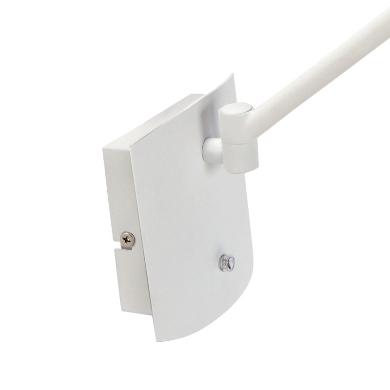 Rye LED Swing Arm Sconce, White