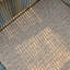 Ensemble de canapé d'extérieur en osier 2 places avec coussin gris et table