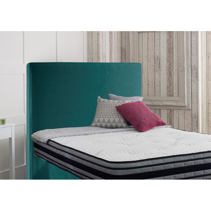 Nettie Upholstered Headboard, Small Double (4'), Green