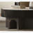 Italian minimalist round coffee table set