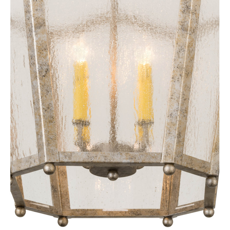 4 - Light Glass Chandelier