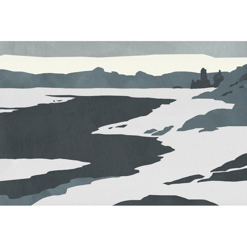 Cutter Island IV by Jacob Green - Painting, 20cm H x 30cm W, Wrapped Canvas