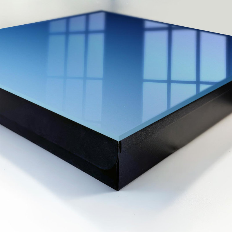 Key box for home, Opens to the left, 30x30x5, Black, Smooth sky relaxing view, 