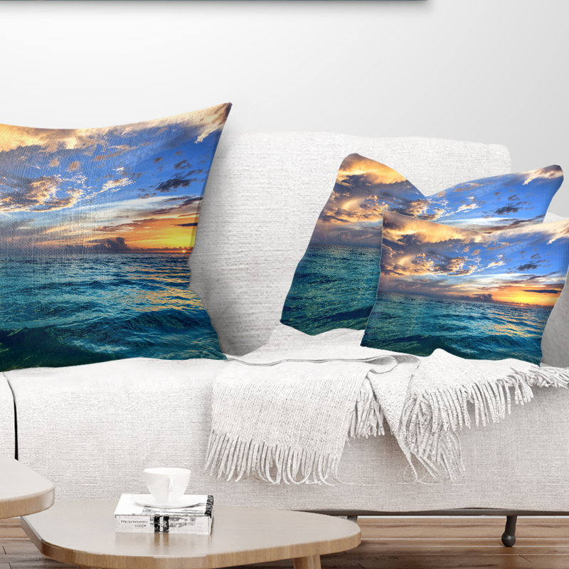 Coussin lombaire de mer tropicale exotique