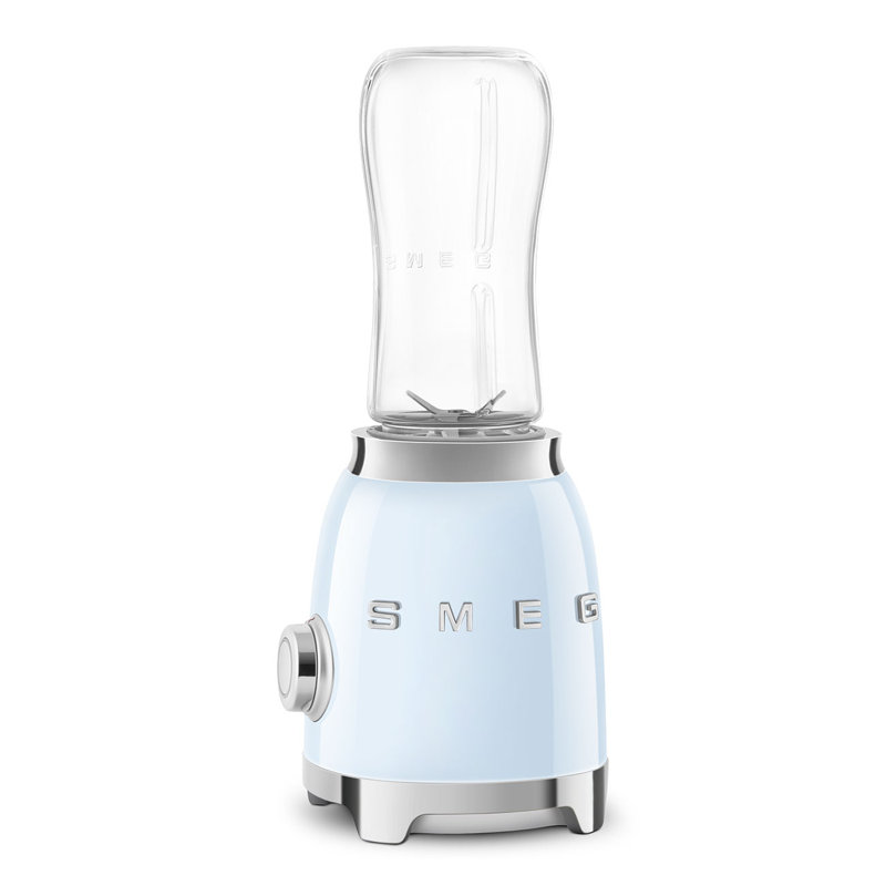 Mélangeur personnel de style rétro des années 50 de la classe SMEG, Bleu pastel