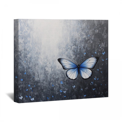 Butterfly Flight Canvas Wrap - Insect Wall Decor