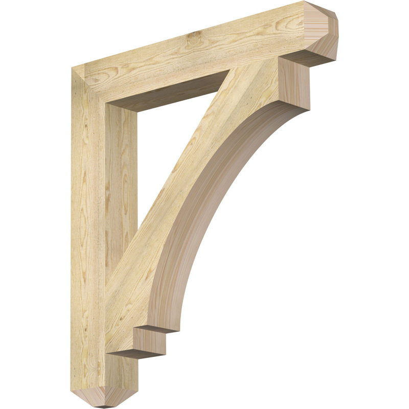 Support pour scie rugueuse, sapin Douglas, l 6 po x P 40 po x H 44 po, Sapin de Douglas, H 44 po x l 6 po x P 40 po