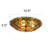 Ackman 3-Light 15.7" Tiffany Flush Mount-89141325