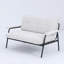 Canapé moderne 53 po pour petits espaces et appartements, beige