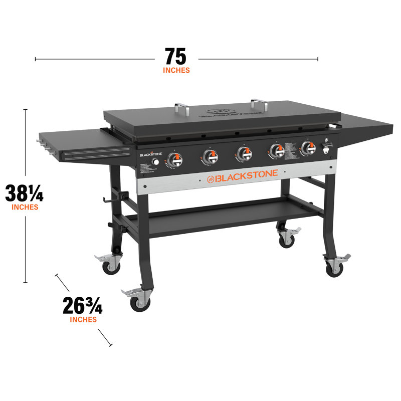 Original 44in 5 Burner Griddle Cooking Station