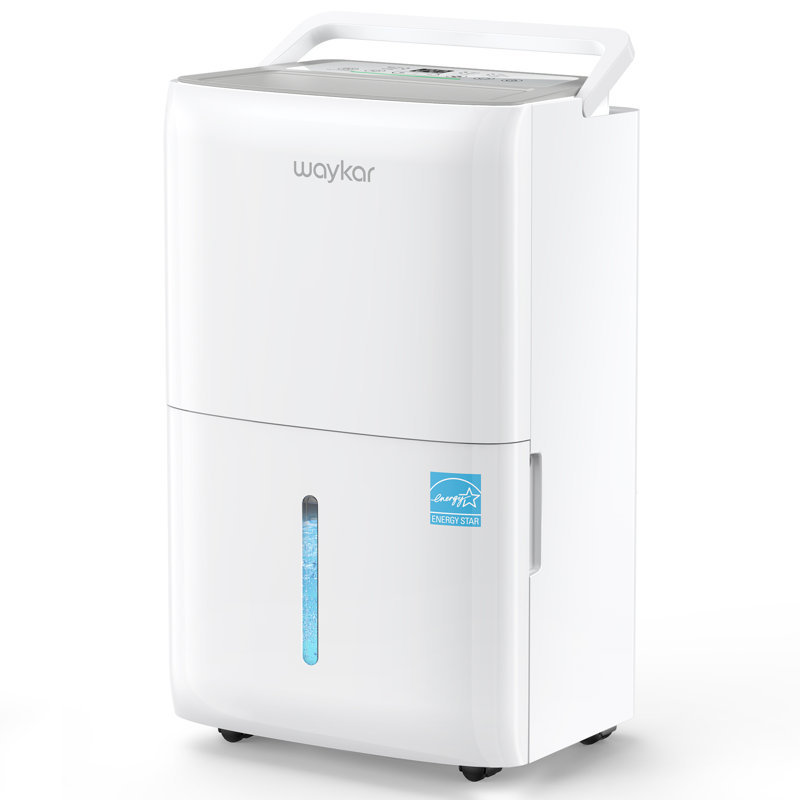 Waykar 2000 Sq. Ft White Portable Dehumidifier with Humidistat