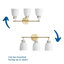 Éclairage pour meuble-lavabo à intensité variable Lexie-94225583-94225580