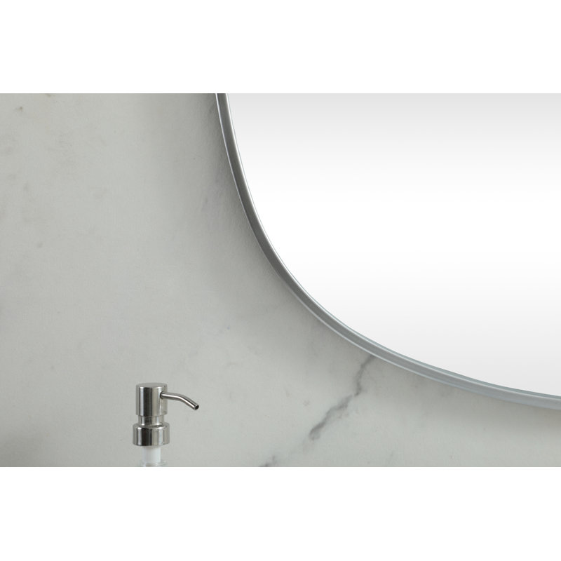Miroir Bertin, 60 po x 30 po , Argent argent