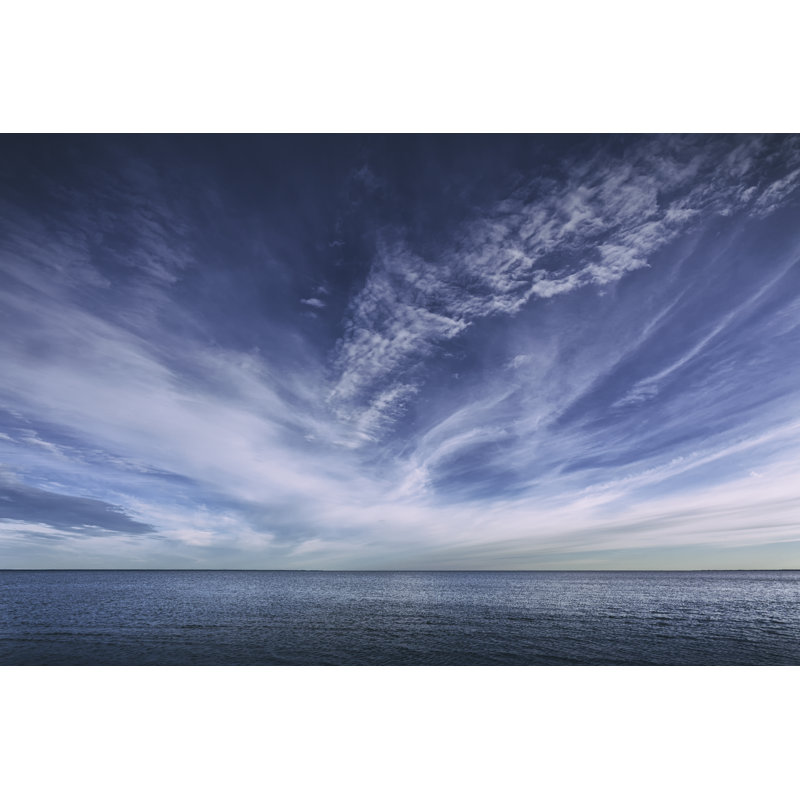 Clouds Over The Sea by Marcus Lindstrom - No Frame Print on Canvas, 81cm H x 122cm W