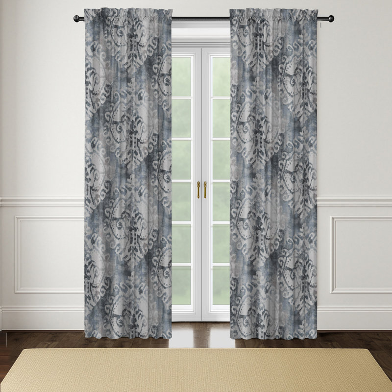 Ensemble de 2 panneaux de rideaux à passe-tringle Oxford Ash - 50 x 72, 72