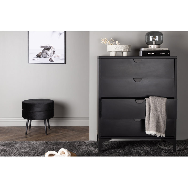Palmona Steel Standard Accent Chest, Black