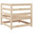 Brayden Studio 9 Piece Garden Sofa Set Solid Wood Pine