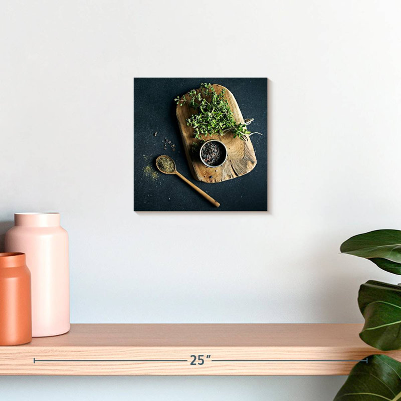 Yarlin Kitchen Herbs, 10" H x 10" W