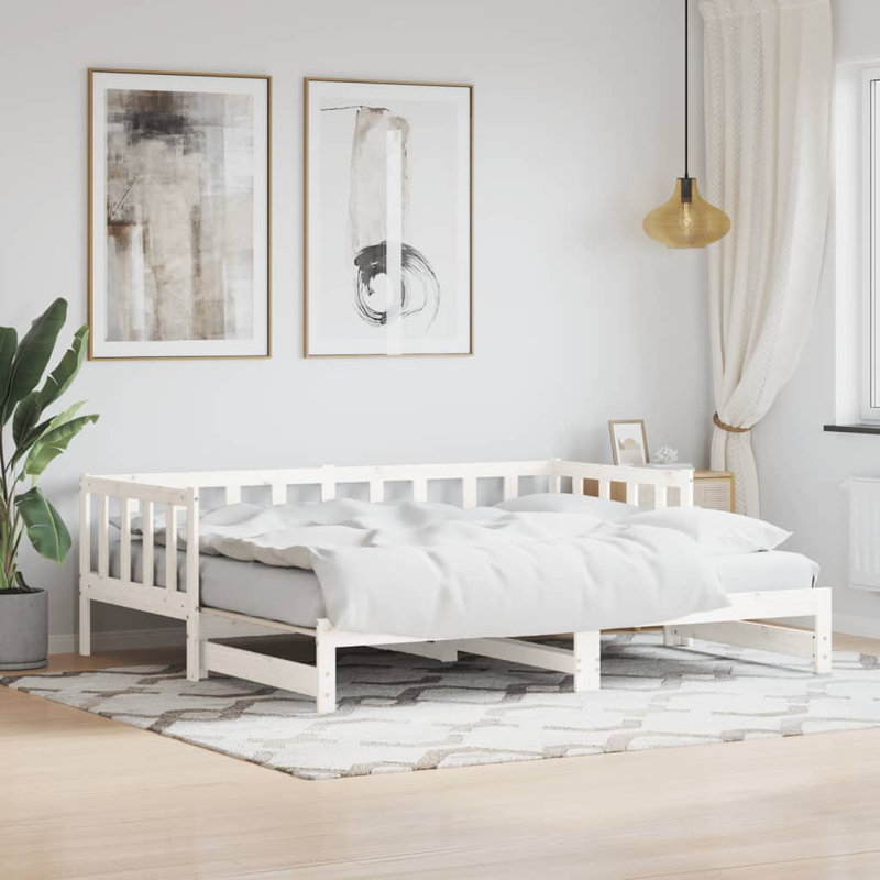 Acein Solid Wood, White, Single (3')