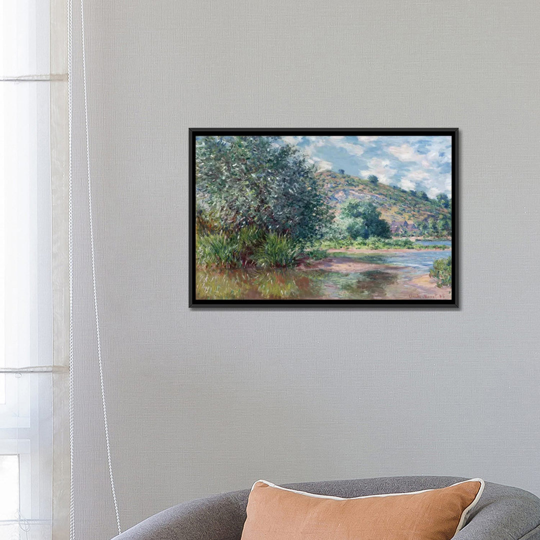 " Paysage A Port-Villez 1885 " by Claude Monet Vault W Artwork Mat 