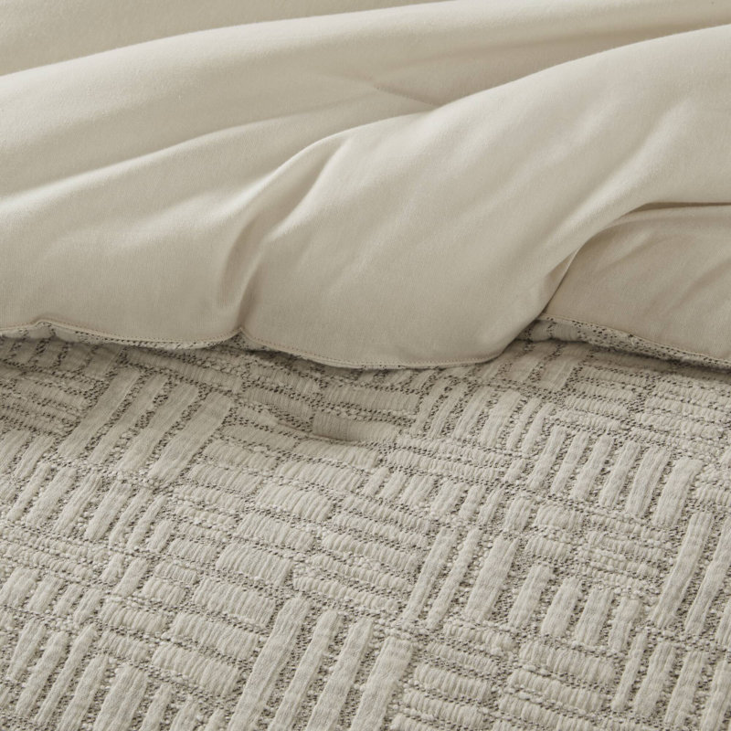 Ensemble d'édredon surdimensionné en coton Elegant