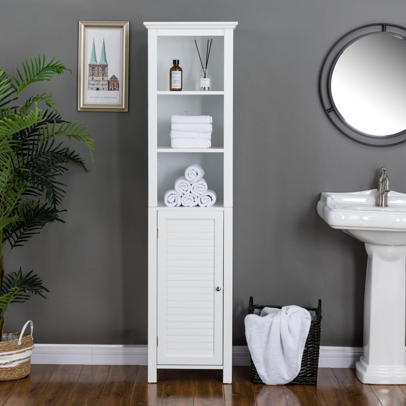Armoire à linge sur pied l 17 po x H 65,55 po x P 13,6 po Strachan