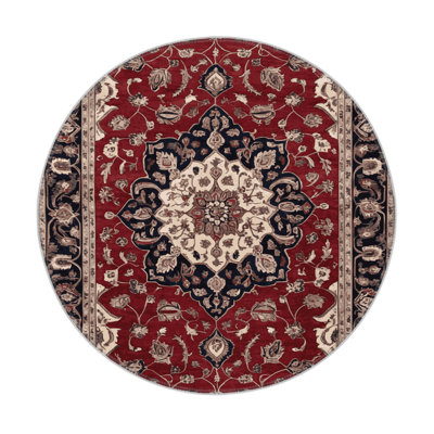 Persian Red Indoor and Outdoor Area Rug