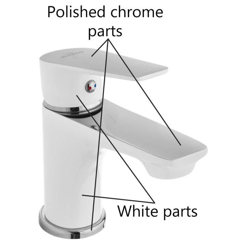 Mono Basin Mixer, White