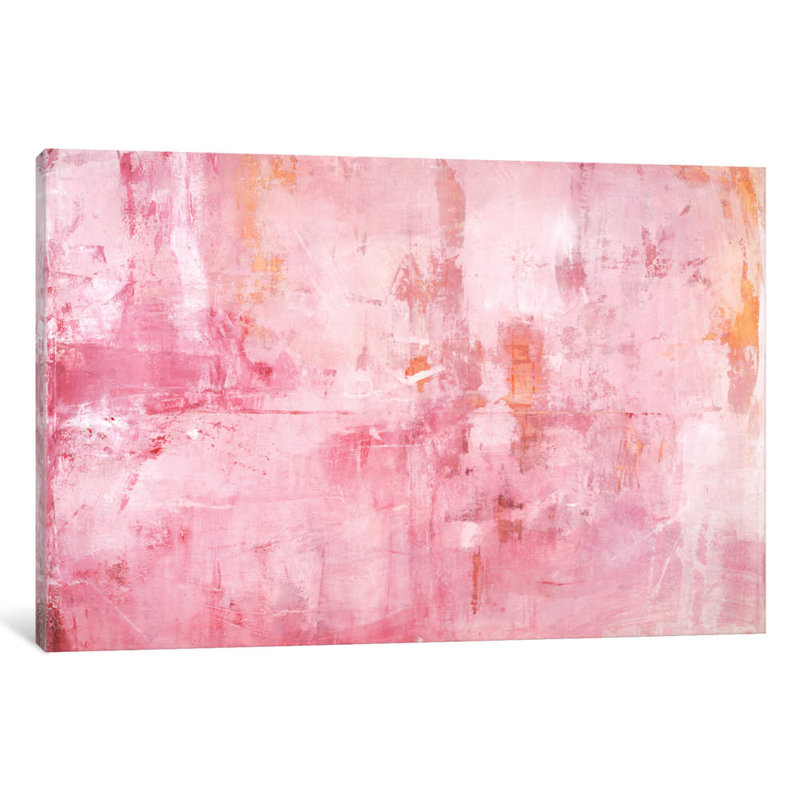 Pink Mirrors by Michelle Oppenheimer - Wrapped Canvas Painting, 66.04 cm H x 45.72 cm W x 1.91 cm D