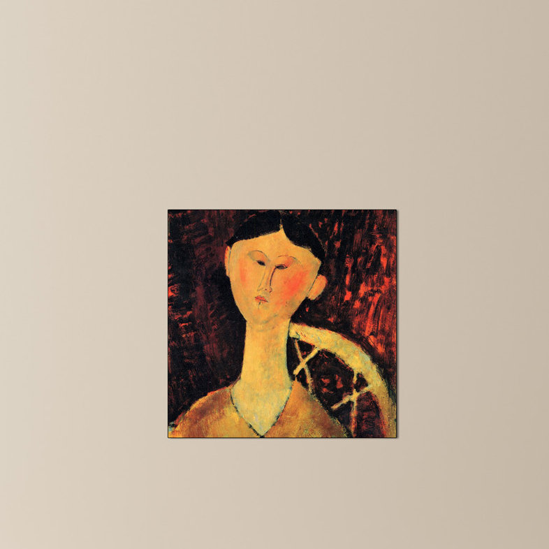 Modigliani Amedeo - Wrapped Canvas Painting, 50cm H x 50cm W x 1.8cm D