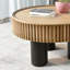 Table basse décorative en bois avec 3 pieds amovibles
