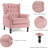 Crister Upholstered Wingback Chair-1649377420