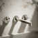 Components Wall-Mount Bathroom Sink Faucet Spout With Row Design 1.2 GPM