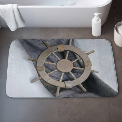 Juilianna Microfiber Non-Slip Bath Mat