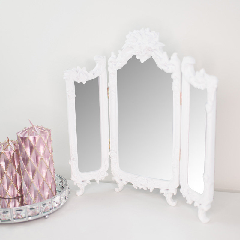 Arias Wall Mirror, 38cm H x 37cm W, Grey