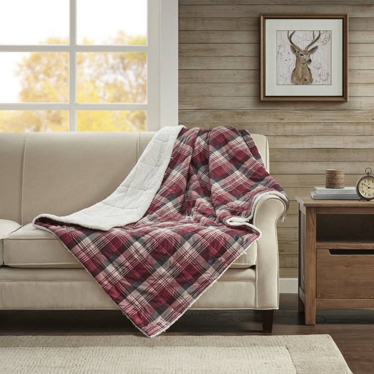 Woolrich Tasha Oversized Softspun Down Alternative Throw u0026 Reviews | Wayfair