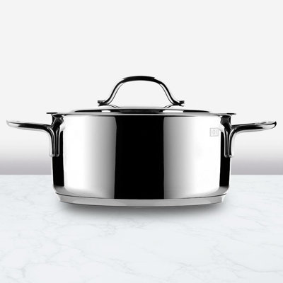 Pot de fleurs à cocotte basse avec couvercle huche cuisine 0,8-qt Contempo