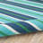 Deltana Machine Woven Striped Indoor / Outdoor Rug-1835370344