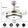 42'' Ceiling Fan with LED Lights