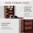 Wall Mounted Desk, Fold Out Convertible Desk, Multi-Function Computer Table Floating Desk With Shelves For Home Office, Mahogany