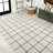 Garnon Grid Modern Squares Cream/Black Indoor/Outdoor Rug-1717041939