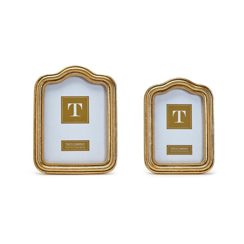Arcade Gold Set Of 2 Photo Frame